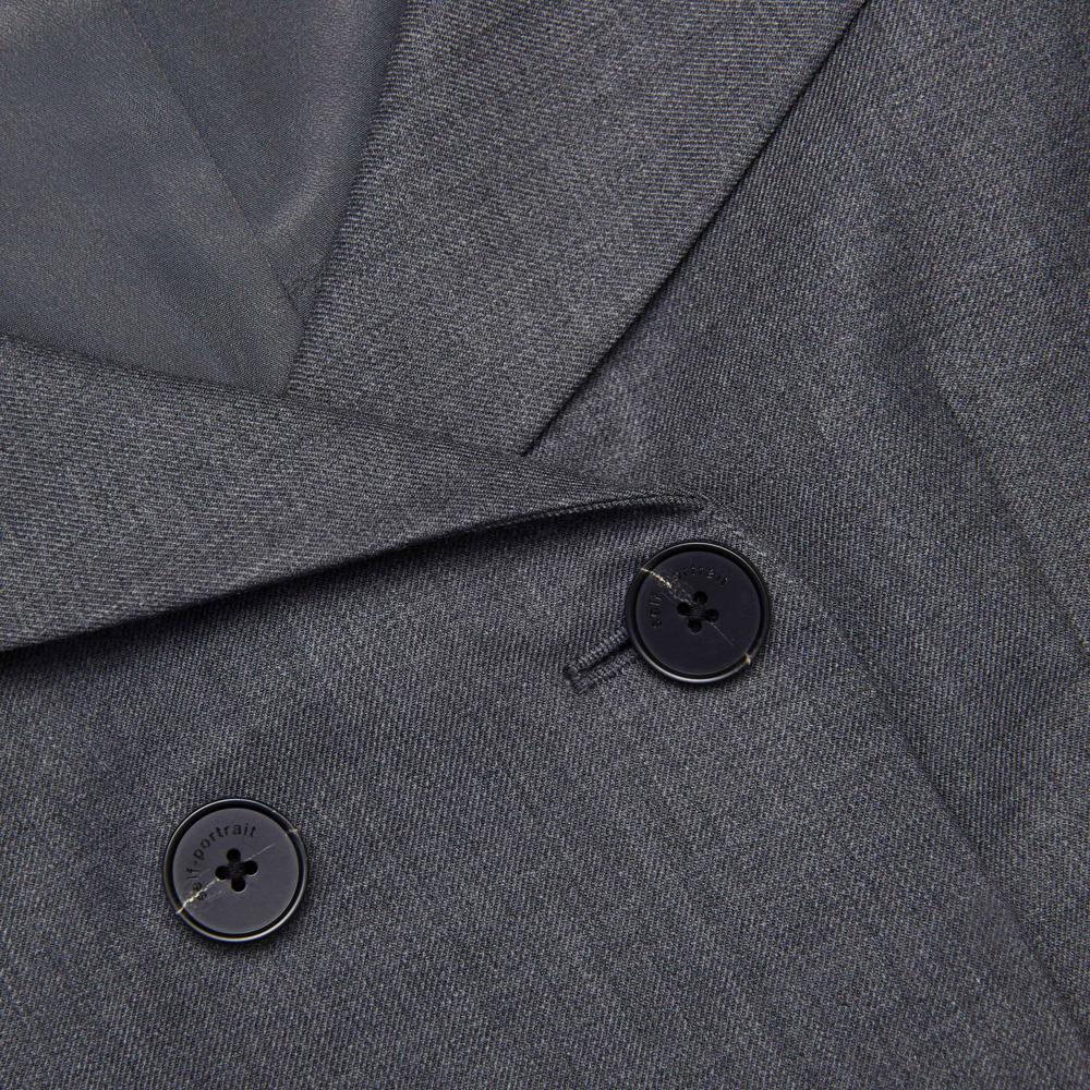 SP VIP PRICE Grey Wool Tailored Top