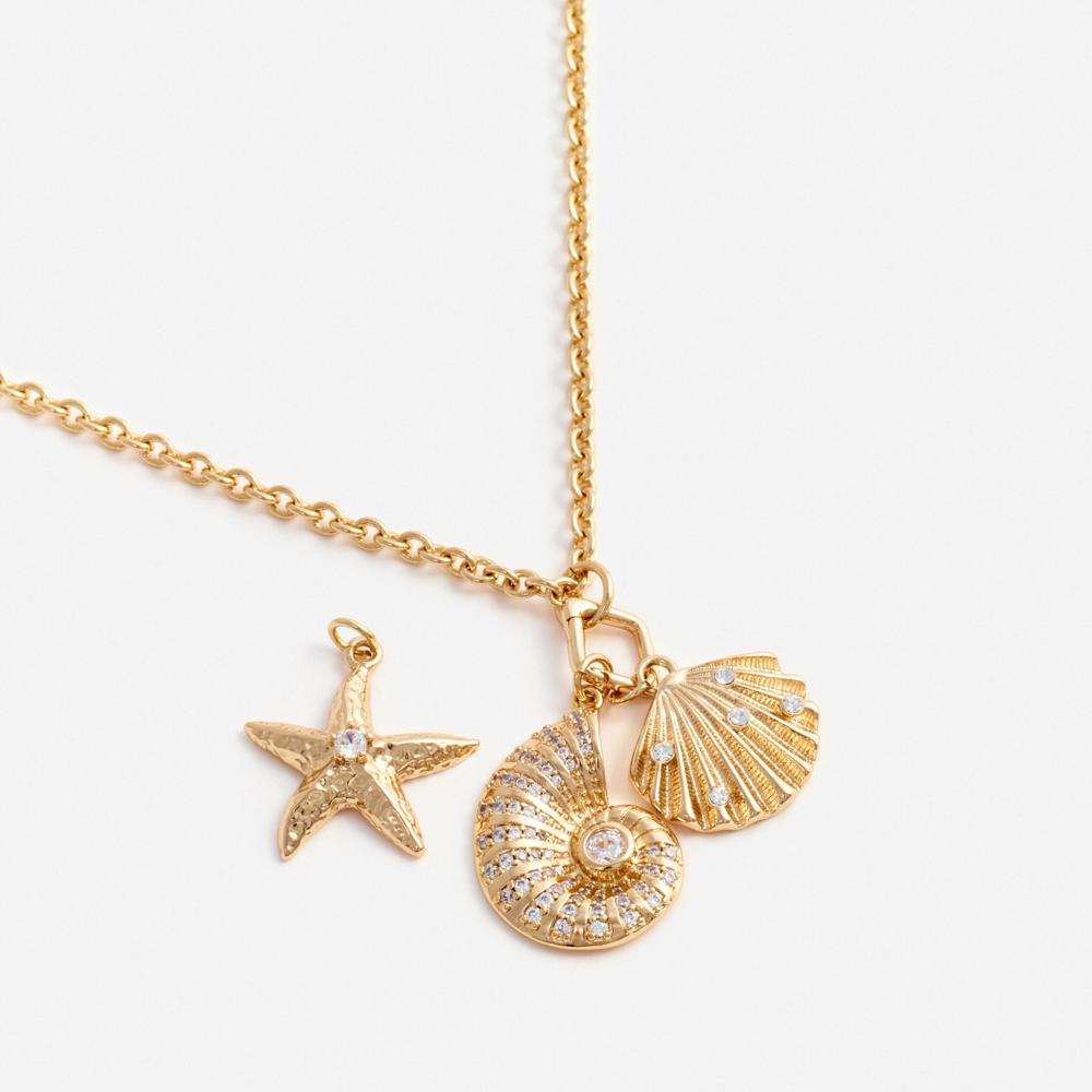 SP VIP PRICE Gold Multi Charm Necklace