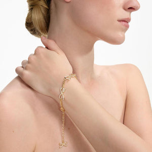 SP VIP PRICE Gold Crystal Bow Bracelet