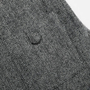 SP VIP PRICE Grey Herringbone Flared Mini Dress