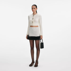 SP VIP PRICE Cream Wool Cardigan