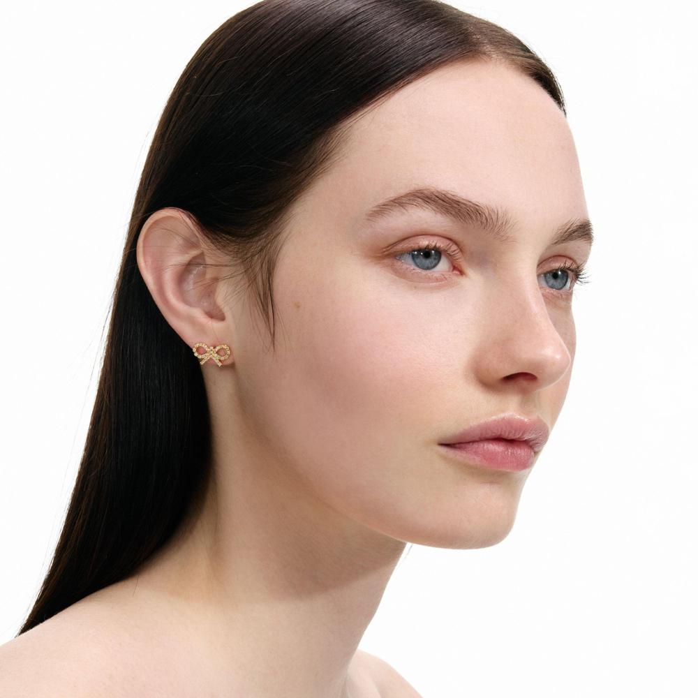 SP VIP PRICE Micro Gold Bow Earrings