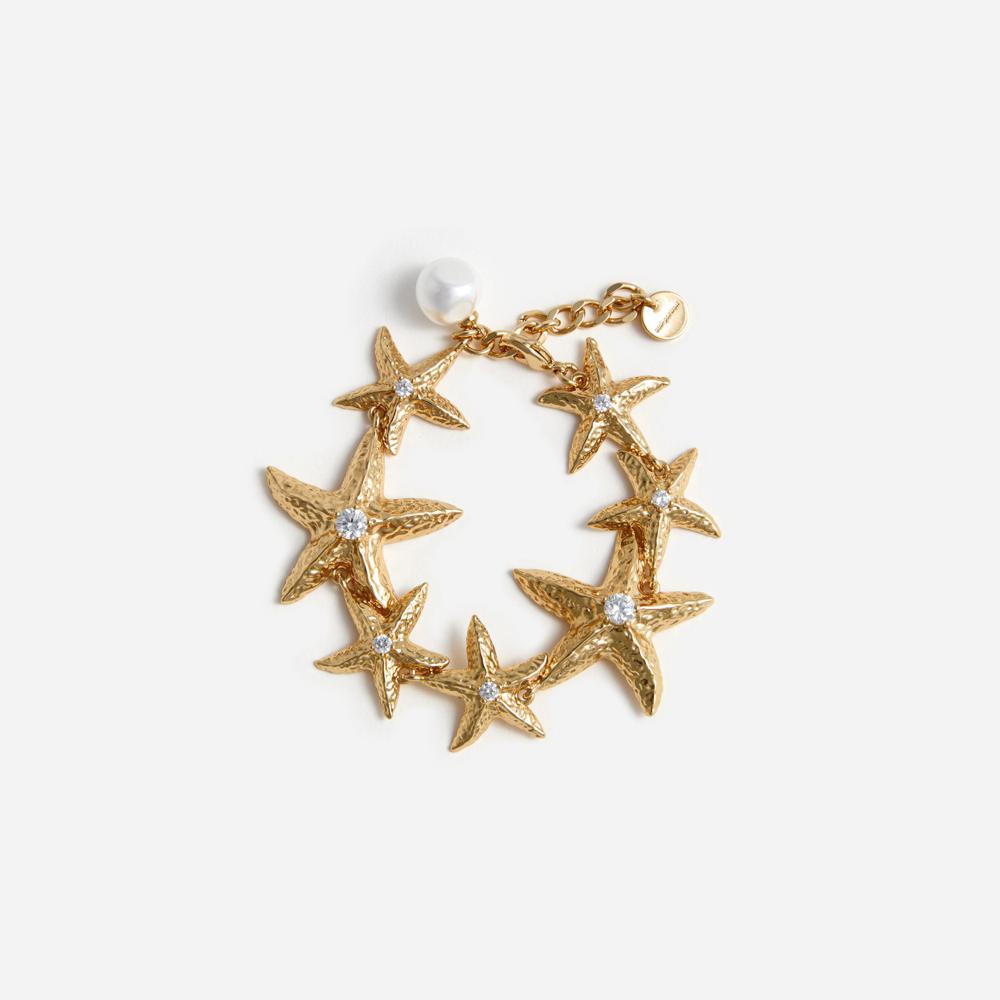 SP VIP PRICE Mottled Gold Sea Star Bracelet