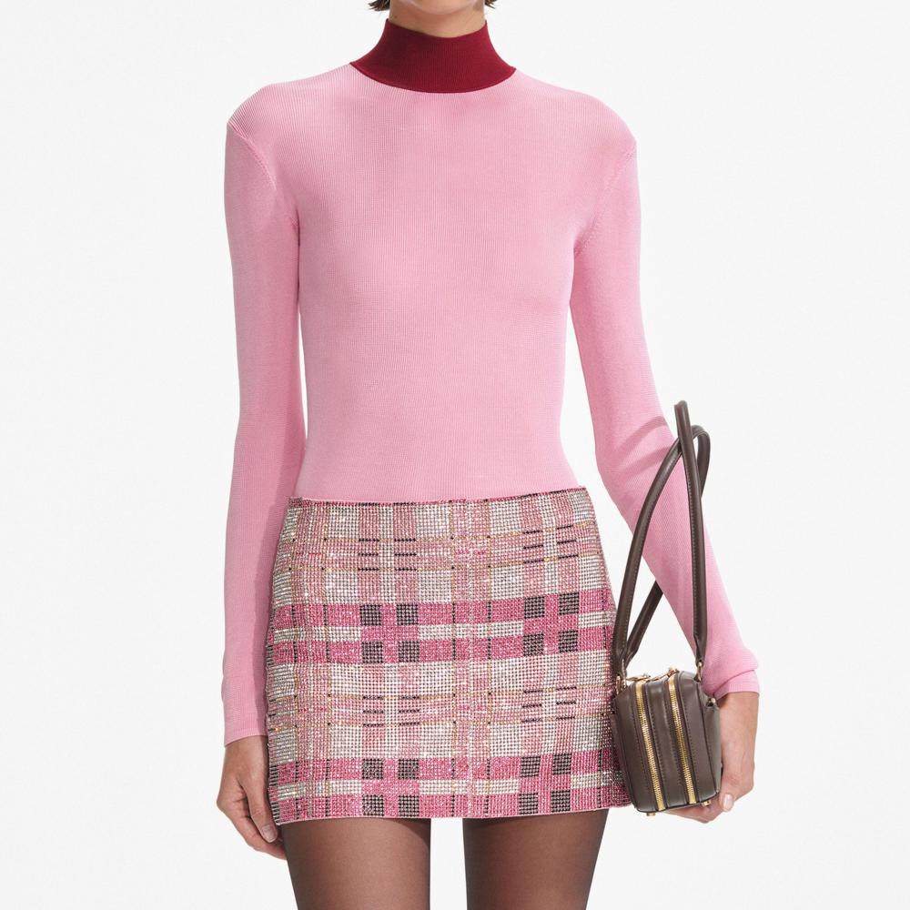 SP VIP PRICE Pink Viscose Knit Top