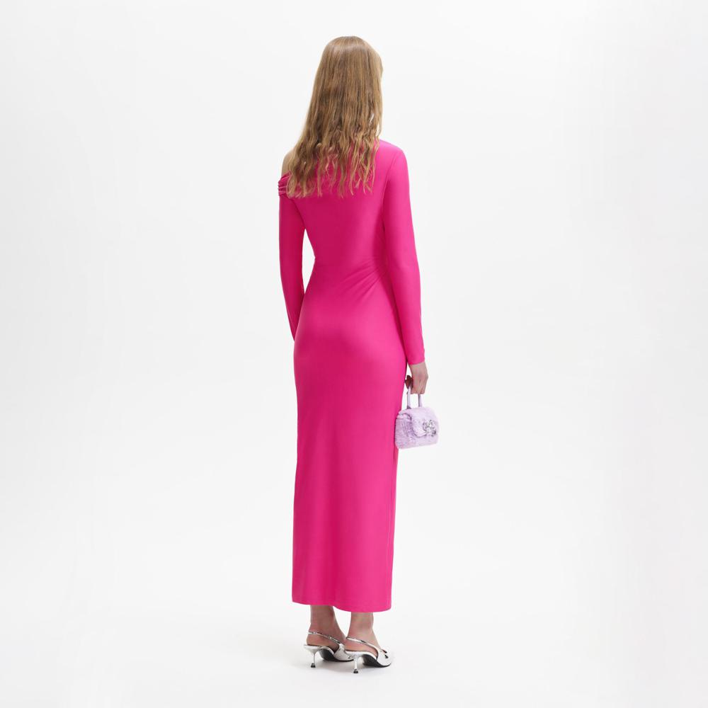 SELF PORTRAIT BLACK FRIDAY SALE Pink Jersey Cut Out Maxi Dress