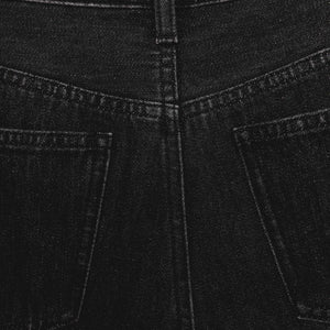 SELF PORTRAIT SS24 Black Denim Kickflare Jeans