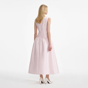 SP VIP PRICE Pink Taffeta Midi Dress