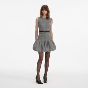 SP VIP PRICE Prince Of Wales Check Mini Dress