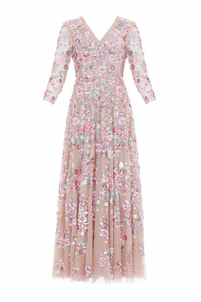 Needle & Thread SPRING/SUMMER Sequin Paradise Long Sleeve Gown