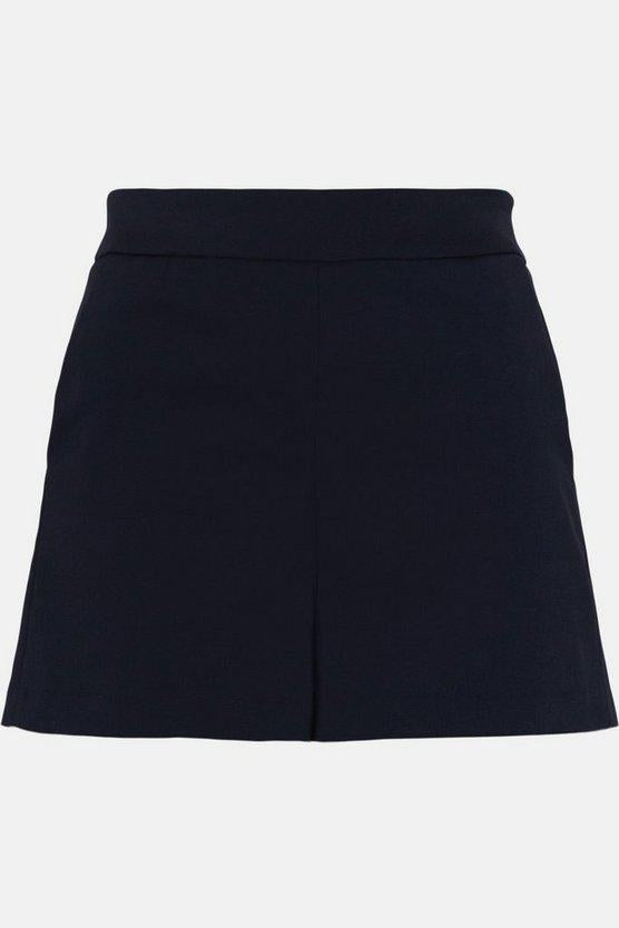 Karen Millen UK SALE Essential Techno Woven Short - navy