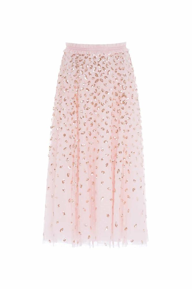 Needle & Thread CYBER SALE Autumn Leaves Ballerina Skirt - pink