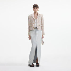 SELF PORTRAIT SS24 Pastel Boucle Jacket