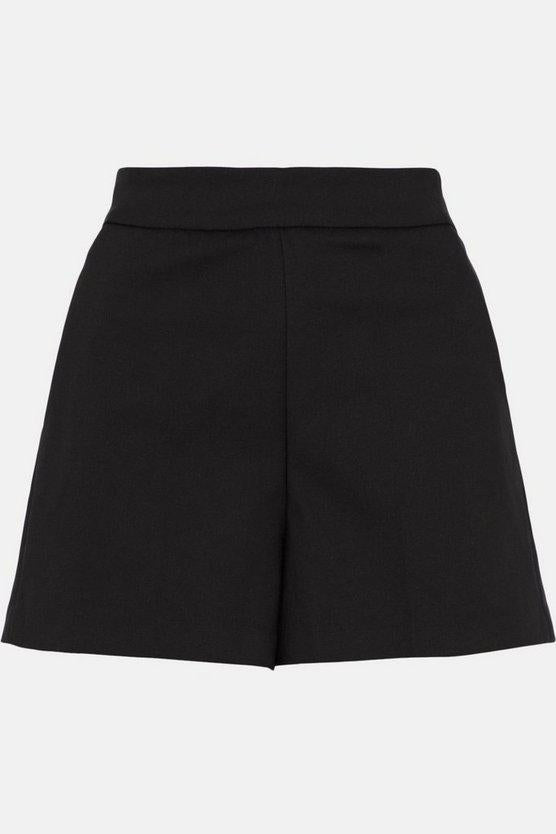 Karen Millen UK SALE Essential Techno Woven Short - black