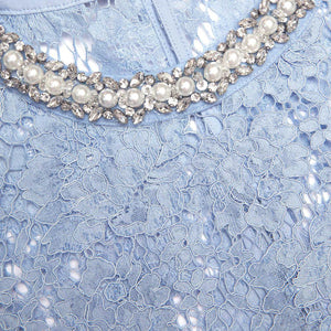 SP VIP PRICE Blue Lace Top