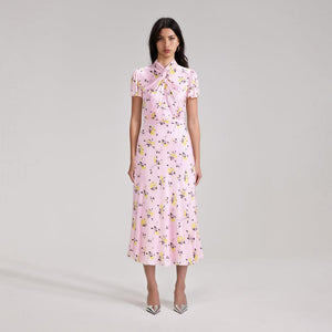 SELF PORTRAIT BLACK FRIDAY SALE Pink Floral Print Midi Dress