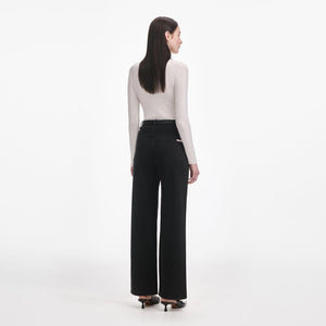 SP VIP PRICE Black Straight Leg Jeans