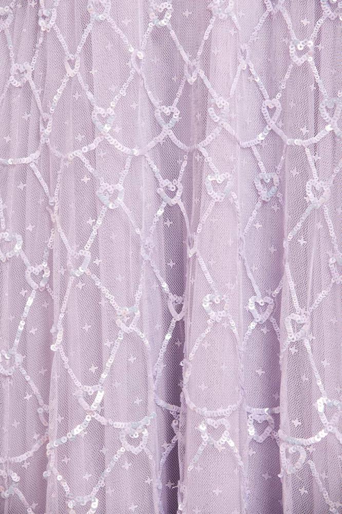 Needle & Thread CYBER SALE Heart Lattice Ankle Gown - purple