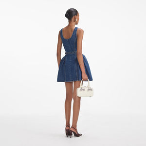 SP VIP PRICE Flared Denim Mini Dress