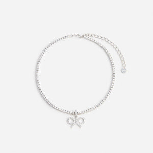 SP VIP PRICE Crystal Bow Tennis Necklace