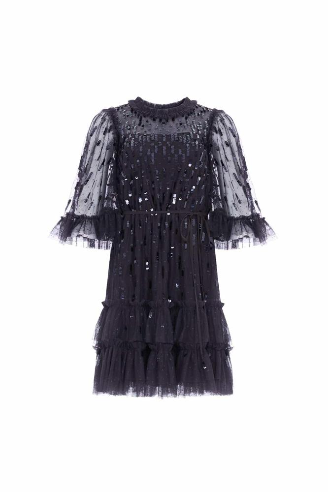 Needle & Thread CYBER SALE Sequin Dash Mini Dress