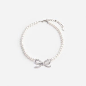 SP VIP PRICE Pearl Bow Necklace