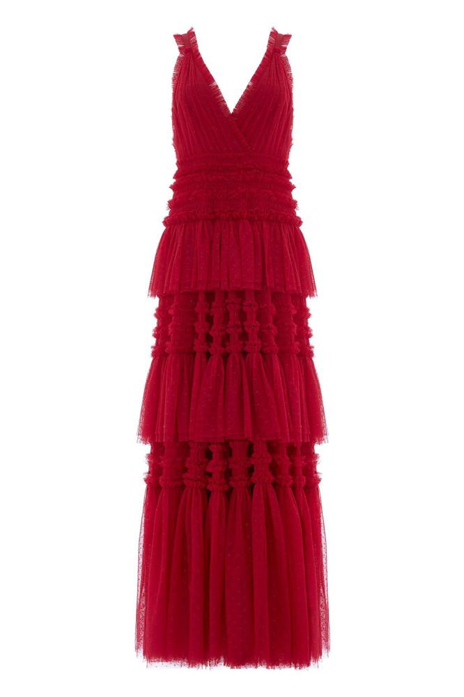 Needle & Thread CYBER SALE Candice Gown - red