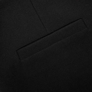 SP VIP PRICE Black Stretch Crepe Shorts