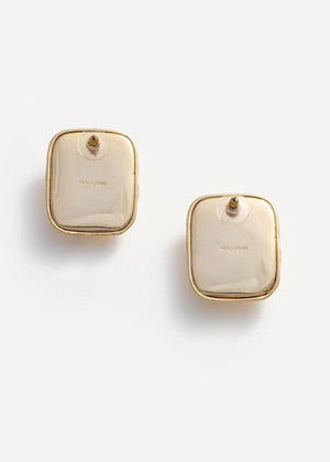 SP VIP PRICE Mottled Gold Black Earrings