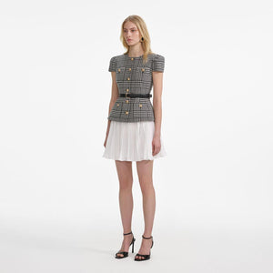 SP VIP PRICE Houndstooth Mini Dress