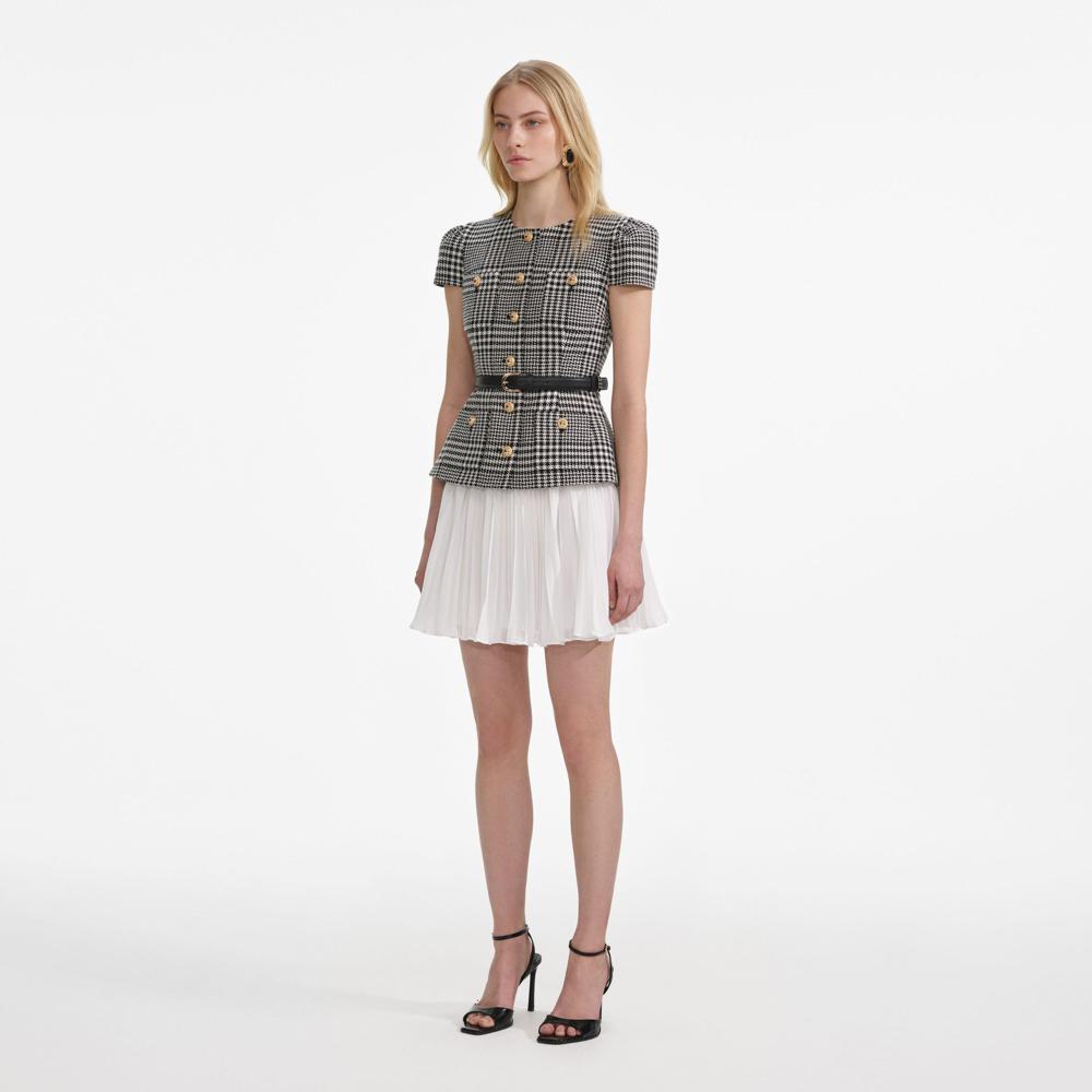 SP VIP PRICE Houndstooth Mini Dress
