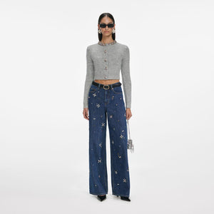SP VIP PRICE Grey Alpaca Knit Cardigan