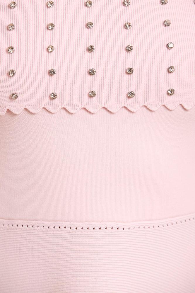 Needle & Thread CYBER SALE Embellished Bardot Knit Gown - pink