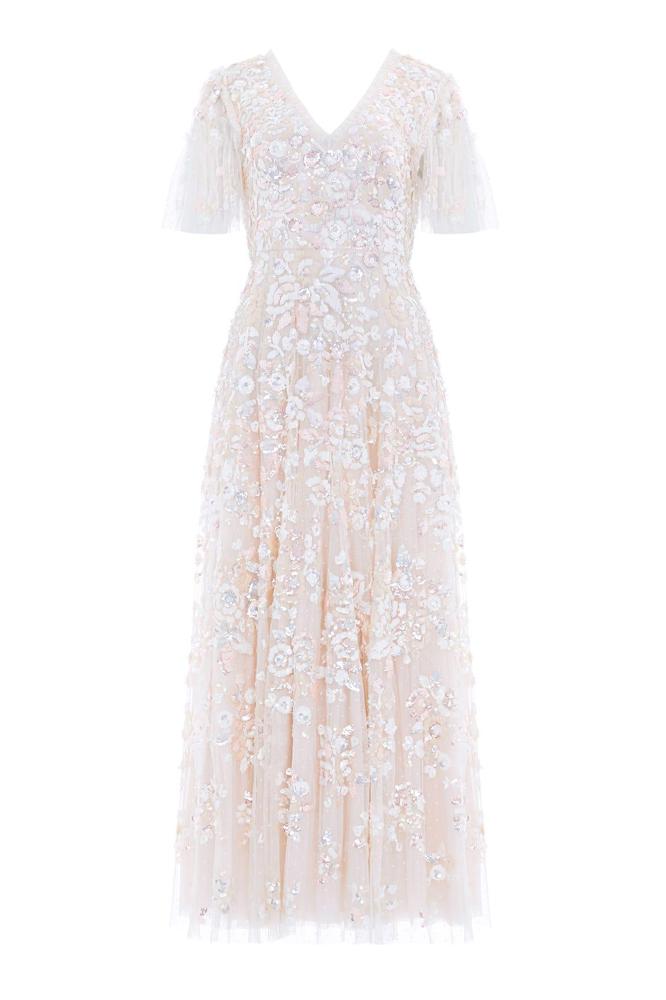 Needle & Thread SPRING/SUMMER Sequin Paradise Short Sleeve Gown