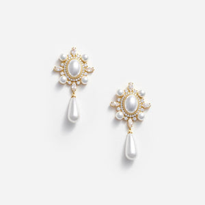 SP VIP PRICE Gold Pearl Droplet Earrings