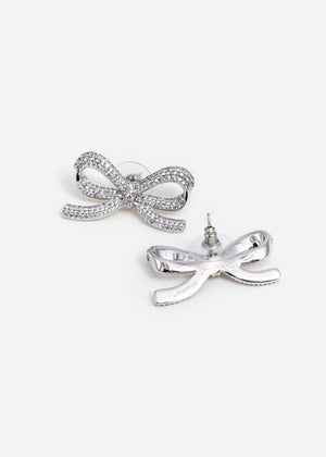 SP VIP PRICE Crystal Bow Earrings