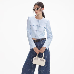 SELF PORTRAIT SS24 Bow Print Jeans