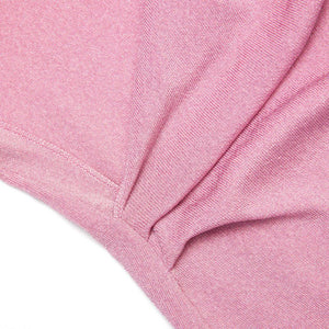 SP VIP PRICE Pink Viscose Knit Mini Dress