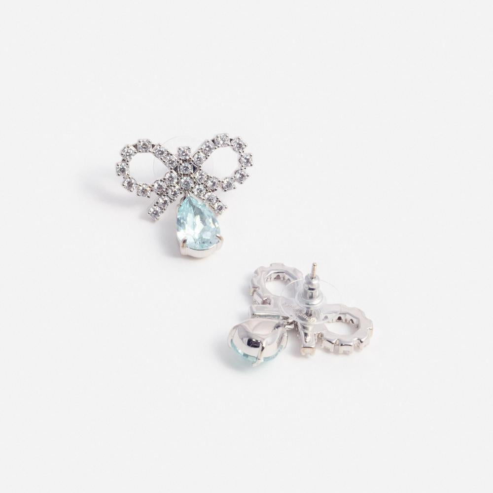 SP VIP PRICE Micro Bow Blue Droplet Earrings