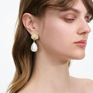 SP VIP PRICE Tiered Shell Earrings