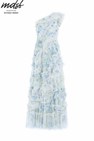Needle & Thread PO and SALE Summer Posy Aaliyah One-Shoulder Gown