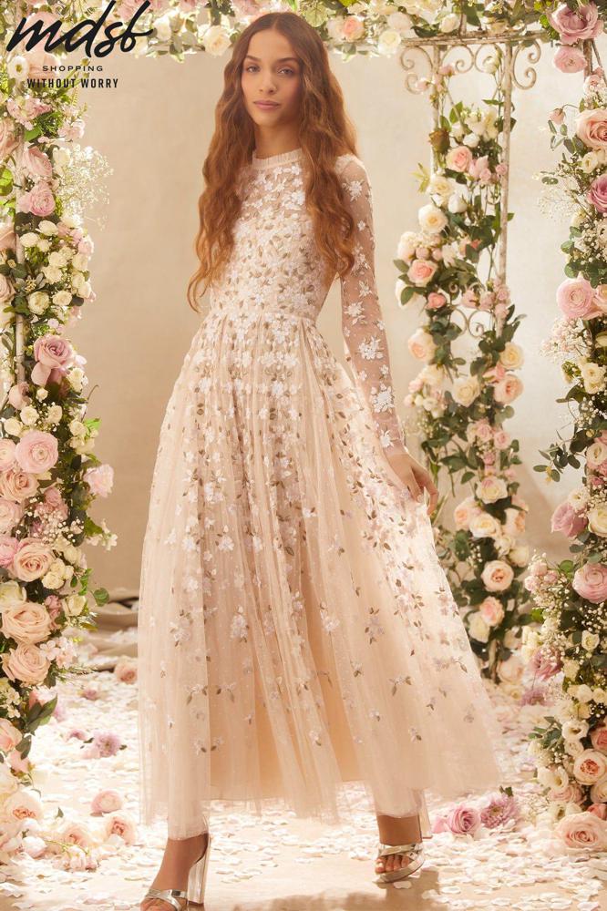 Needle & Thread PO and SALE Camellia Ditsy Ankle Gown