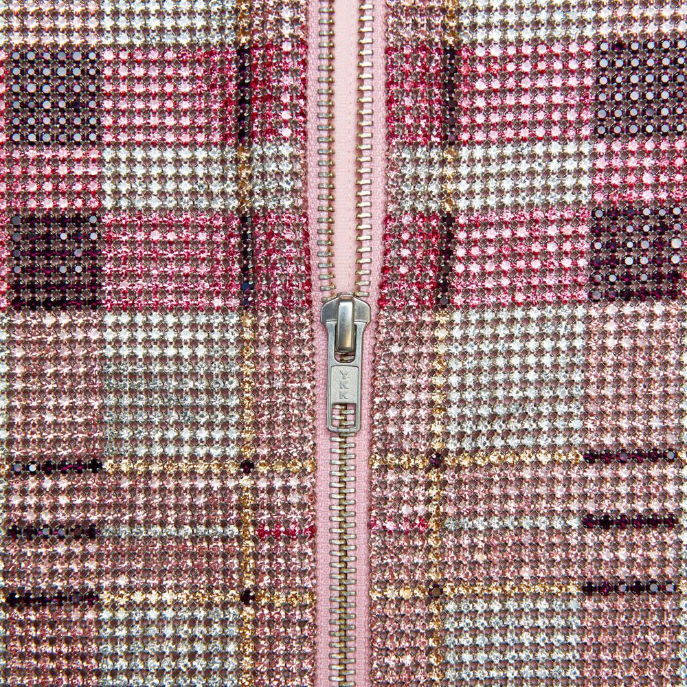 SP VIP PRICE Pink Check Chainmail Skirt