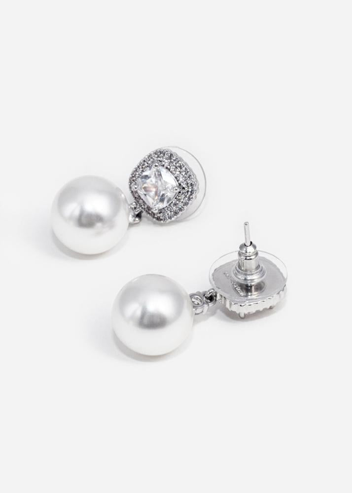 SP VIP PRICE Crystal Pearl Earrings