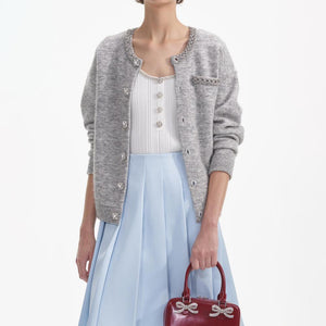 SP VIP PRICE Grey Melange Cardigan
