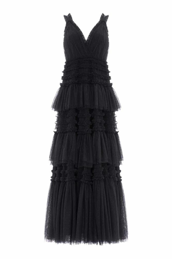 Needle & Thread CYBER SALE Candice Gown - black