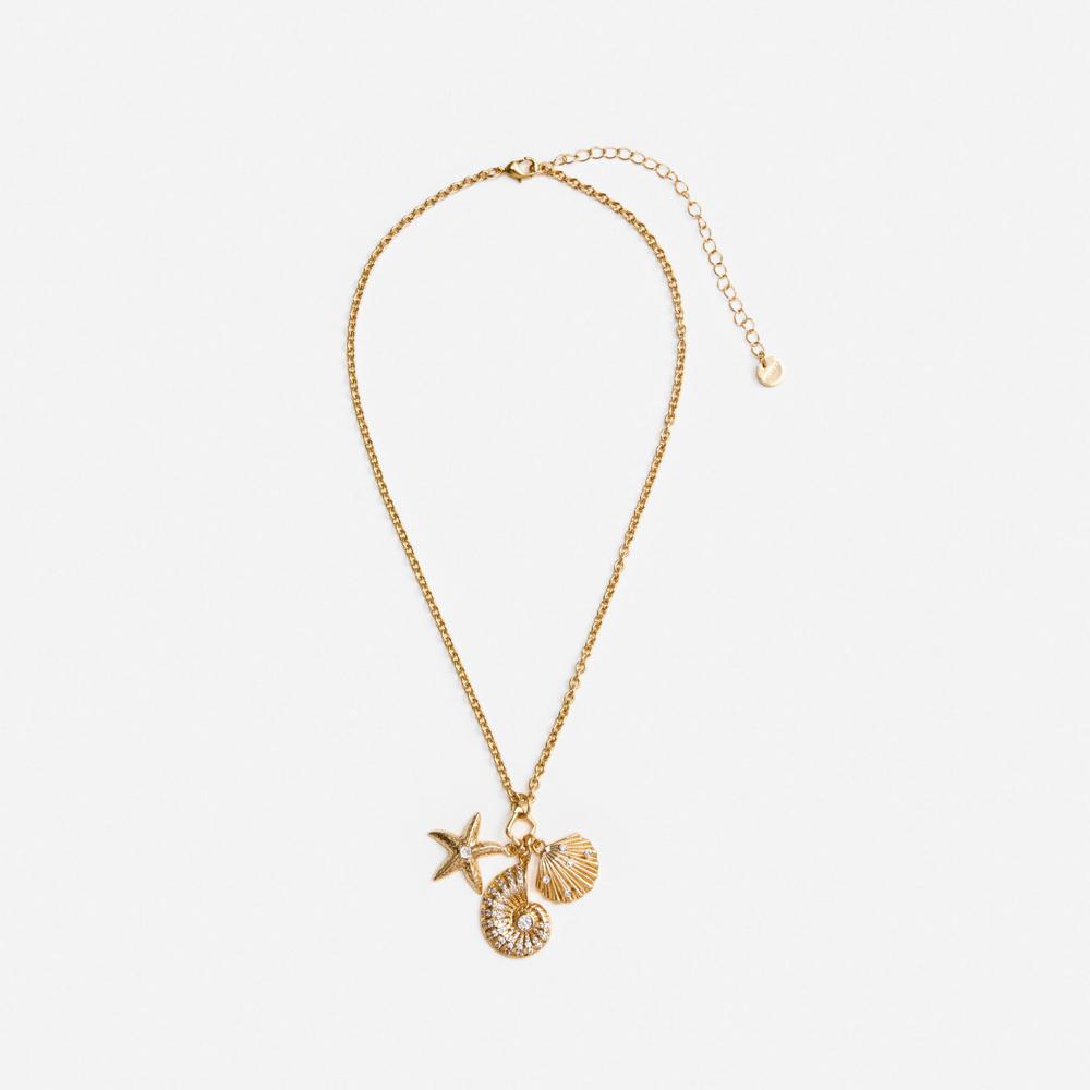 SP VIP PRICE Gold Multi Charm Necklace