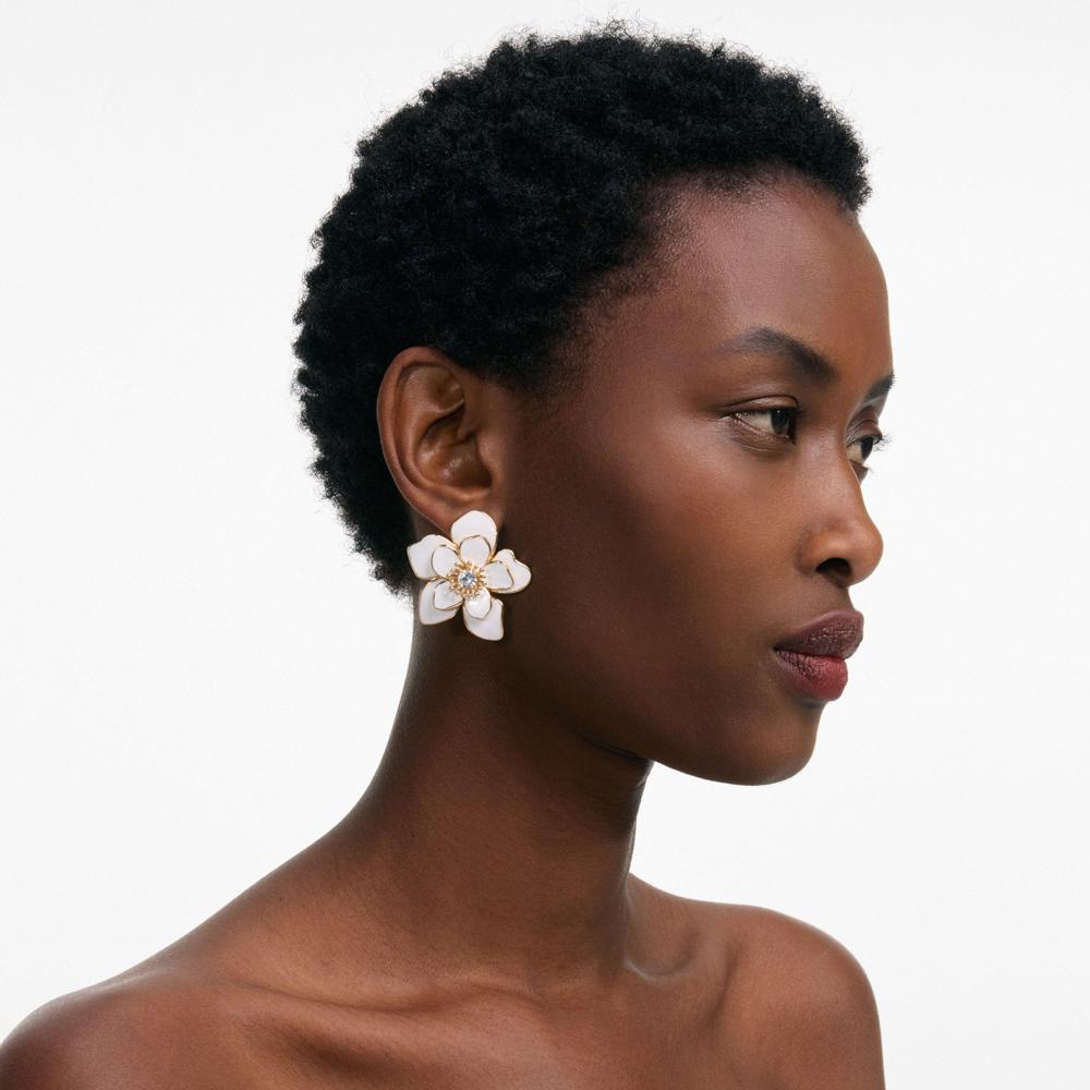 SP VIP PRICE Enamel Flower Earrings