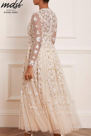 Needle & Thread PO and SALE Camellia Ditsy Ankle Gown