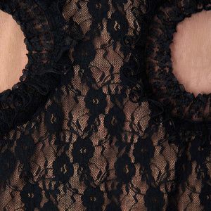 SELF PORTRAIT SS25 VIP PRICE Black Lace Cut Out Maxi Dress