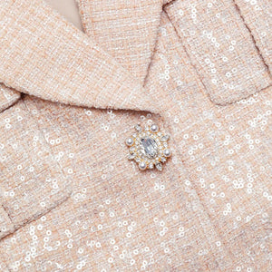 SELF PORTRAIT SS24 Sequin Boucle Jacket